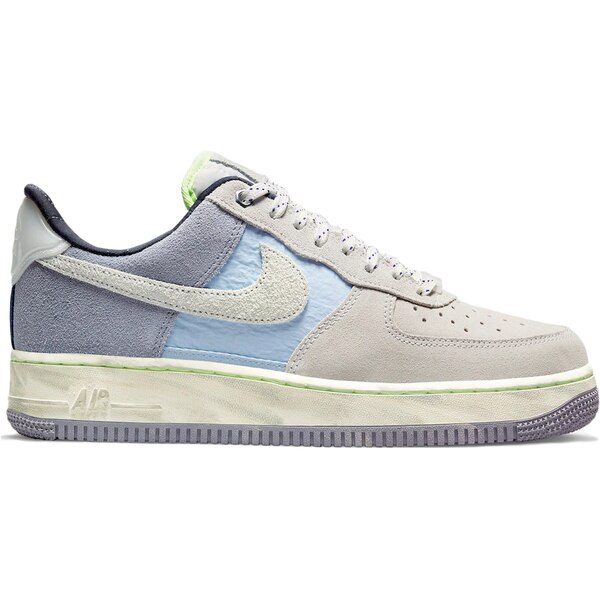 Nike ナイキ レディース スニーカー 【Nike Air Force 1 '07 LX Low Mountain White Grey Stone (Women's)】 サイズ US_5(22.0cm) Mountain White/Grey Stone/Light Blue｜asty
