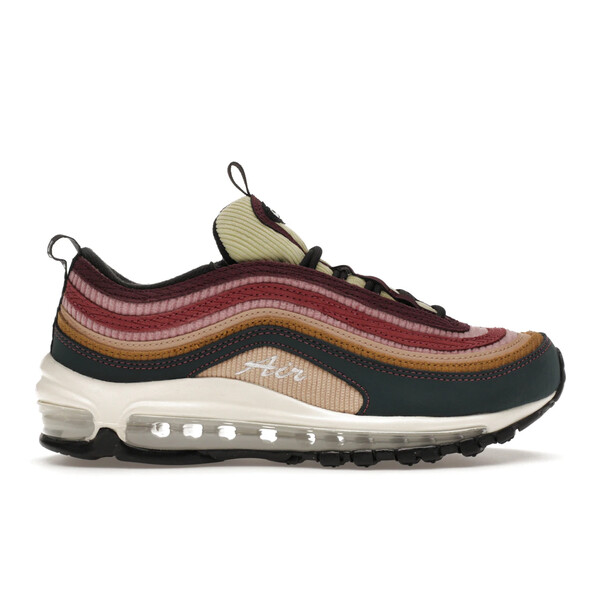 Nike ナイキ レディース スニーカー  【Nike Air Max 97 Multi-Corduroy (Women\u0027s)】  大きさ US_W_12 Deep Jungle/White/Bronzine/Sesame/Red Stardust/Cedar