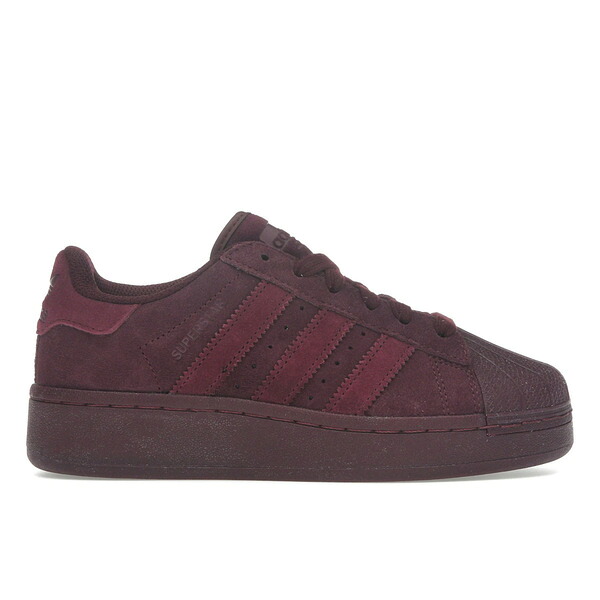 adidas アディダス レディース スニーカー  【adidas Superstar XLG Maroon (Women\u0027s)】  大いさ US_8(25.0糎) Maroon/Crystal White/Maroon