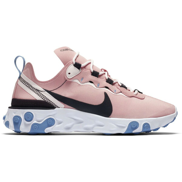 Nike ナイキ レディース スニーカー  【Nike React Element 55 Coral Stardust (Women\u0027s)】  大きさ US_5.5(22.5糎) Coral Stardust/Light Soft Pink/Light Blue/Oil Grey