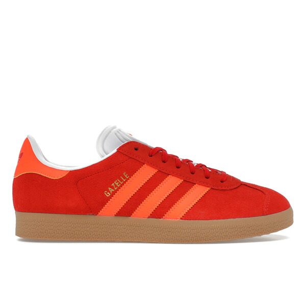 adidas アディダス レディース スニーカー 【adidas Gazelle Red Solar Orange (Women's)】 サイズ US_6(23.0cm) Red/Solar Orange/Off White｜asty