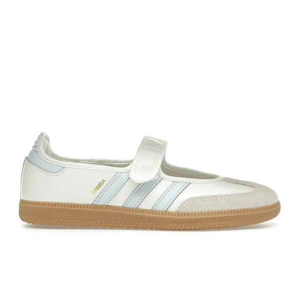 adidas アディダス レディース スニーカー 【adidas Samba Jane White Blue Gum (Women's)】 サイズ US_5.5(22.5cm) Cloud White/Gum 3/Halo Blue｜asty