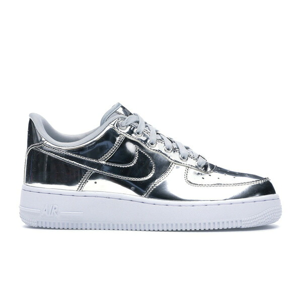 Nike ナイキ レディース スニーカー  【Nike Air Force 1 Low Metallic Chrome (Women\u0027s)】  大きさ US_8.5(25.5糎) Chrome/White-Metallic Silver