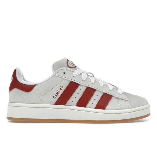 adidas アディダス レディース スニーカー  【adidas Campus 00s Crystal White Preloved Ruby (Women\u0027s)】  大きさ US_8.5(25.5糎) Crystal White/Core White/Preloved Ruby