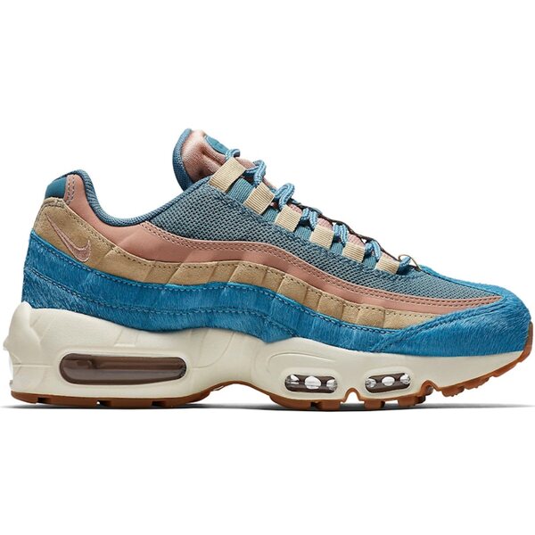 Nike ナイキ レディース スニーカー 【Nike Air Max 95 Embossed Fur Pony (Women's)】 サイズ US_6.5(23.5cm) Smokey Blue/Smokey Blue-Mushroom｜asty