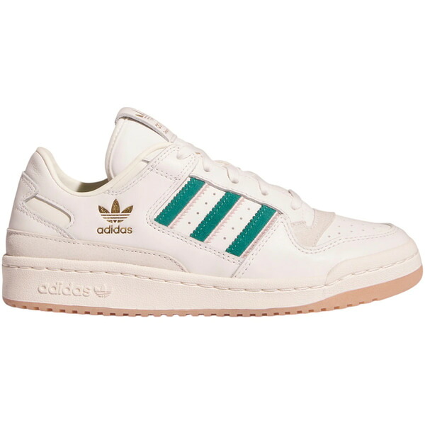 adidas アディダス レディース スニーカー  【adidas Forum Low CL Cloud White Active Green Sandy Pink (Women\u0027s)】  大きさ US_8(25.0糎) Cloud White/Active Green/Sandy Pink