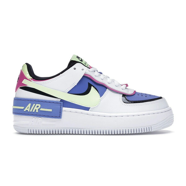Nike ナイキ レディース スニーカー  【Nike Air Force 1 Low Shadow White Sapphire Barely Volt (Women\u0027s)】  大きさ US_W_10 White/Sapphire-Fire Pink-Barely Volt