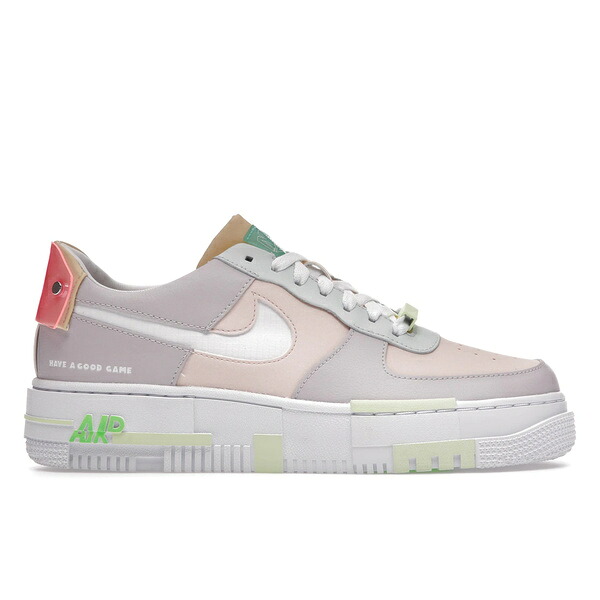 Nike ナイキ レディース スニーカー 【Nike Air Force 1 Low Pixel LPL Have a Nice Game (Women's)】 サイズ US_5(22.0cm) Grey/Tan/Sage/Yellow|asty