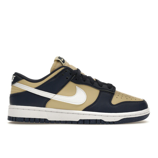 Nike ナイキ レディース スニーカー 【Nike Dunk Low Next Nature Midnight Navy Gold (Women's)】 サイズ US_9(26.0cm) Midnight Navy/White/Team Gold|asty