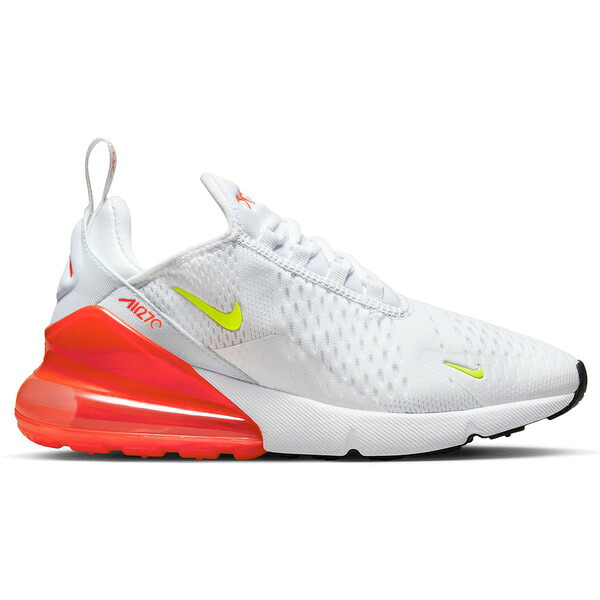 Nike ナイキ レディース スニーカー  【Nike Air Max 270 White Bright Crimson Volt (Women\u0027s)】  大きさ US_7.5(24.5糎) White/Volt/Bright Crimson/Black