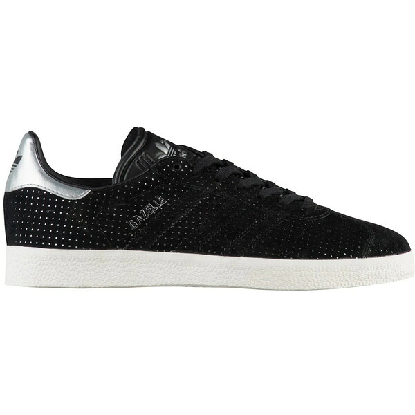 adidas アディダス レディース スニーカー 【adidas Gazelle Core Black Silver Metallic (Women's)】 サイズ US_5(22.0cm) Core Black/Core Black/Silver Metallic|asty