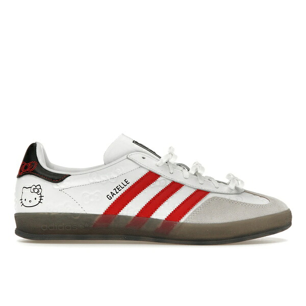 adidas アディダス レディース スニーカー 【adidas Gazelle Indoor Hello Kitty (Women's)】 サイズ US_5.5(22.5cm) Cloud White/Red/Core Black｜asty