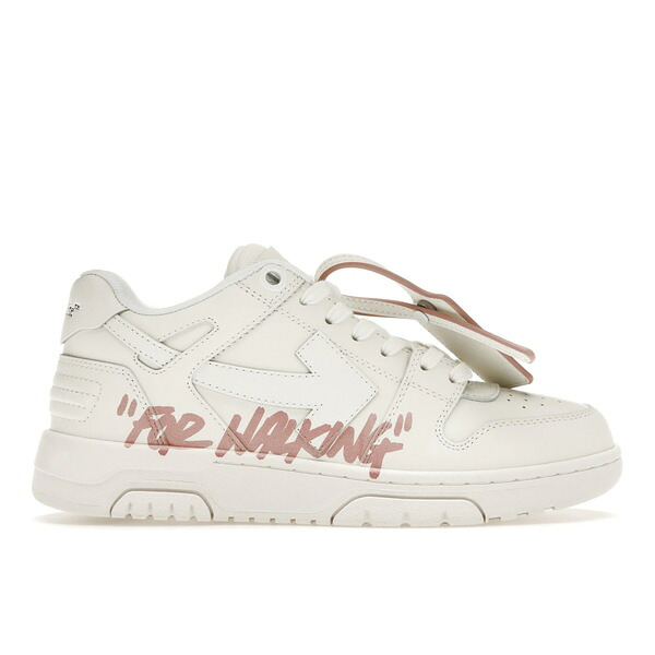 OFF-WHITE 象牙色 レディース スニーカー  【OFF-WHITE Out Of Office Low For Walking White Pink (Women\u0027s)】  大きさ US_7(24.0糎) White/Pink