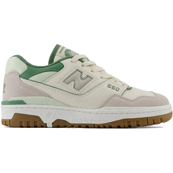 New Balance ニューバランス レディース スニーカー 【New Balance 550 Linen Mallard Green (Women's)】 サイズ US_9(26.0cm) Linen/Natural Mint/Mallard Green｜asty