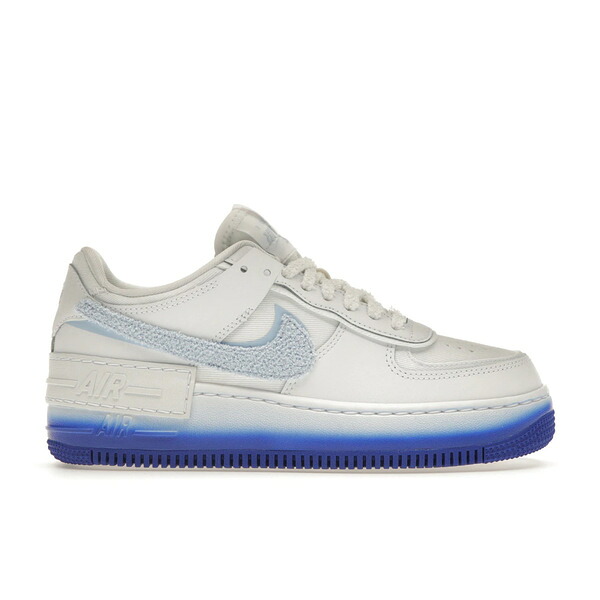 Nike ナイキ レディース スニーカー  【Nike Air Force 1 Low Shadow Chenille Swoosh Blue Tint (Women\u0027s)】  大きさ US_8(25.0糎) White/Blue Tint/Pink Spell/Racer Blue
