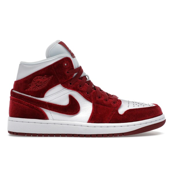 Jordan ジョーダン レディース スニーカー  【Jordan 1 Mid SE Red Velvet (Women\u0027s)】  大きさ US_9.5(26.5珊) White/Black/White/Team Red