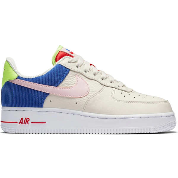 Nike ナイキ レディース スニーカー  【Nike Air Force 1 Low Corduroy (Women\u0027s)】  大きさ US_9.5(26.5糎) Sail/Arctic Pink-Racer Blue