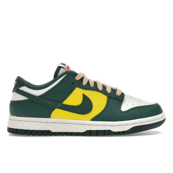 Nike ナイキ レディース スニーカー  【Nike Dunk Low SE Noble Green (Women\u0027s)】  大きさ US_5(22.0糎) Sail/Opti Yellow/Picante Red/Noble Green