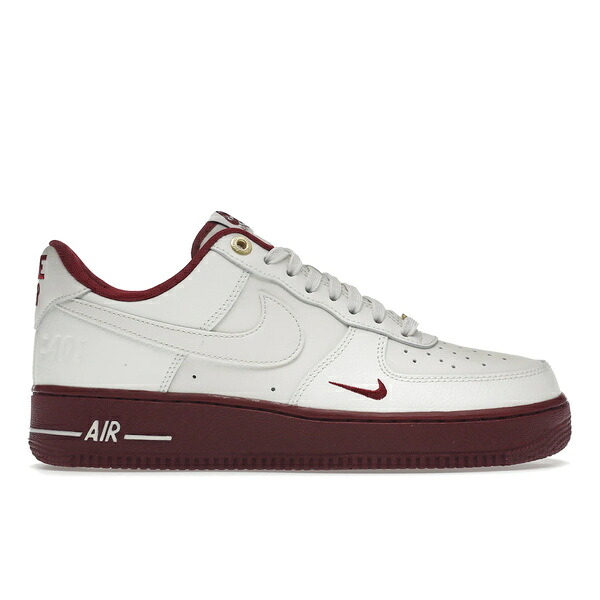 Nike ナイキ レディース スニーカー  【Nike Air Force 1 Low \u002707 SE 40th Anniversary Edition Sail Team Red (Women\u0027s)】  大きさ US_7(24.0糎) Sail/Metallic Gold/Black/Team Red