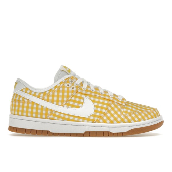 Nike ナイキ レディース スニーカー 【Nike Dunk Low Yellow Gingham (Women's)】 サイズ US_6.5(23.5cm) Vivid Sulfur/White-Gum Light Brown|asty