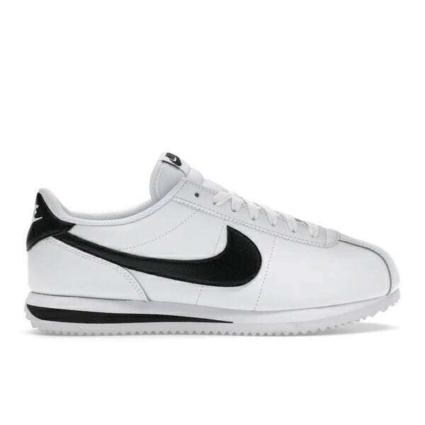 Nike ナイキ レディース スニーカー  【Nike Cortez Leather White Black (Women\u0027s)】  大きさ US_W_12 White/Black