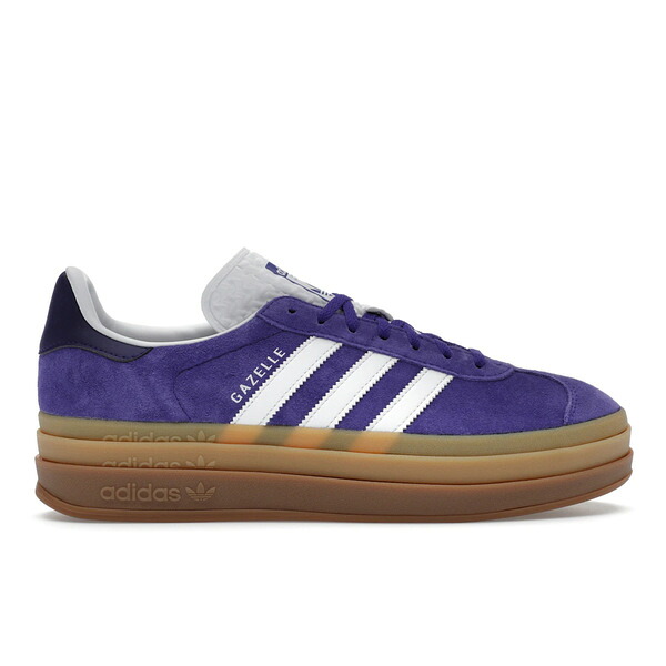 adidas アディダス レディース スニーカー  【adidas Gazelle Bold Energy Ink Gum (Women\u0027s)】  大きさ US_6(23.0糎) Energy Ink/Cloud White/Collegiate Purple