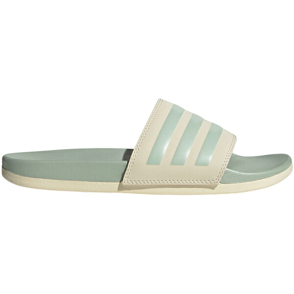 adidas アディダス レディース スニーカー  【adidas Adilette Comfort Slides Wonder White Linen Green Met. (Women\u0027s)】  大きさ US_5(22.0糎) Wonder White/Linen Green Met./Linen Green Met.