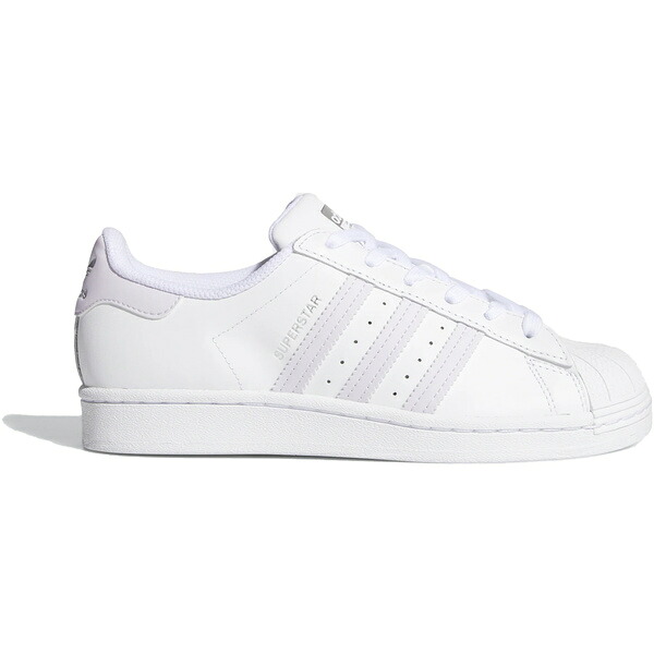 adidas アディダス レディース スニーカー  【adidas Superstar White Purple Tint (Women\u0027s)】  大きさ US_7.5(24.5珊) Cloud White / Purple Tint / Silver Metallic