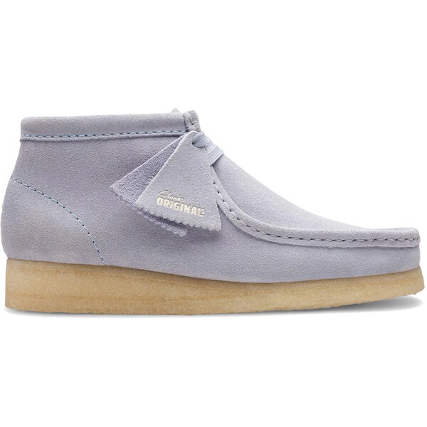 Clarks クラークス レディース スニーカー 【Clarks Originals Wallabee Boot Cloud Grey (Women's)】 サイズ US_8(25.0cm) Cloud Grey｜asty