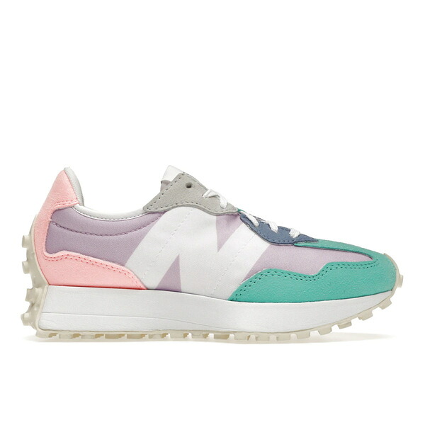 New Balance ニューバランス レディース スニーカー 【New Balance 327 Dark Violet Summer Jade (Women's)】 サイズ US_6(23.0cm) Dark Violet/Summer Jade|asty