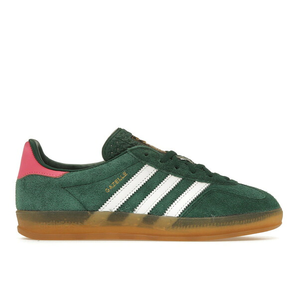 adidas アディダス レディース スニーカー  【adidas Gazelle Indoor Collegiate Green Lucid Pink (Women\u0027s)】  大きさ US_8(25.0糎) Collegiate Green/Footwear White/Lucid Pink