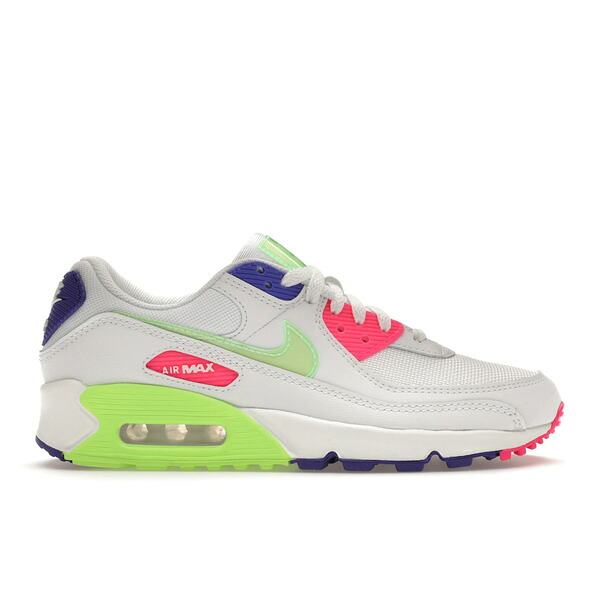 Nike ナイキ レディース スニーカー  【Nike Air Max 90 White Neon (Women\u0027s)】  大きさ US_5(22.0糎) White/Multicolor