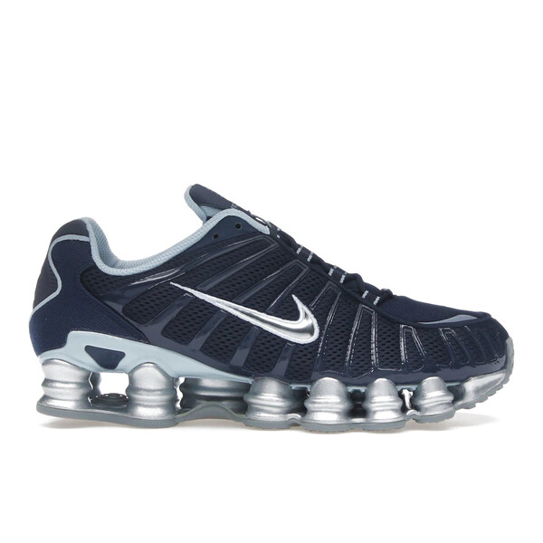 Nike ナイキ レディース スニーカー 【Nike Shox TL Obsidian Light Armory Blue (Women's)】 サイズ US_9.5(26.5cm) Obsidian/Light Armory Blue/Flat Silver/Metallic Platinum｜asty