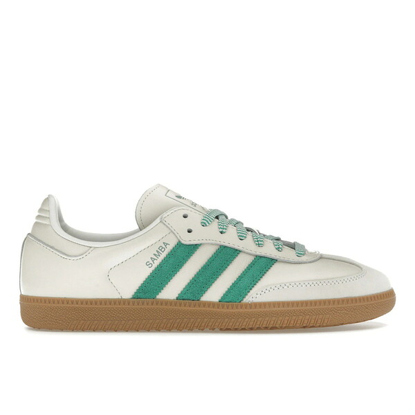 adidas アディダス レディース スニーカー 【adidas Samba Off White Court Green (Women's)】 サイズ US_5.5(22.5cm) Off White/Court Green/Hazy Green|asty