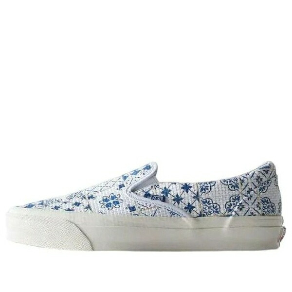 Vans バンズ メンズ スニーカー  【Vans Kith x OG Classic Slip-On LX \u0027Azulejo Tile\u0027 VN0A32QNWHT】  大きさ US_9(27.0糎)