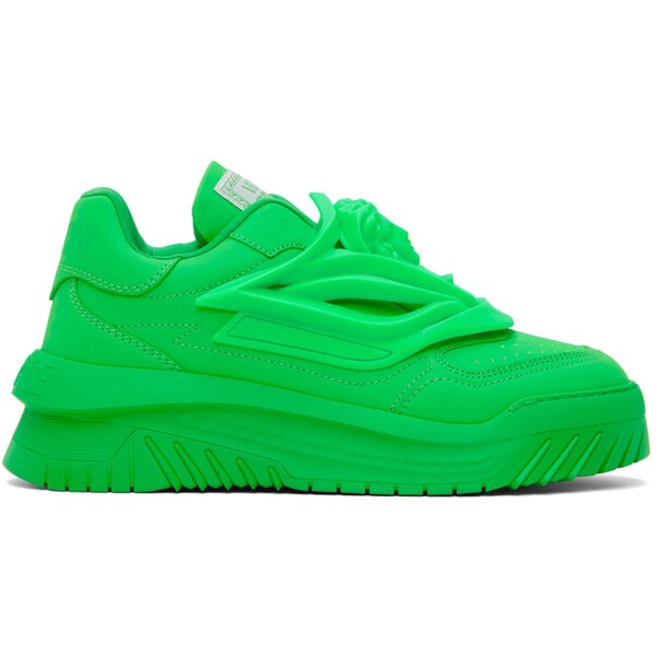 Versace ヴェルサーチ メンズ スニーカー 【Versace Odissea Sneaker Lime】 サイズ US_8(26.0cm) Lime|asty
