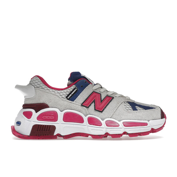 New Balance ニュー平衡にする メンズ スニーカー  【New Balance 574 YURT Salehe Bembury Universal Communication Workwear White】  大きさ US_7(25.0糎) Workwear White/Pink