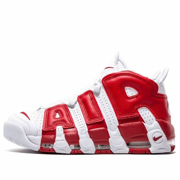 Nike ナイキ メンズ スニーカー 【Nike Air More Uptempo 'White Red' 414962-100】 サイズ US_10.5(28.5cm)｜asty