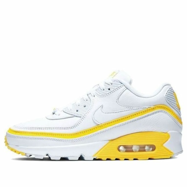 Nike ナイキ メンズ スニーカー  【Nike x Undefeated Air Max 90 \u0027White Optic Yellow\u0027 CJ7197-101】  大きさ US_5(23.0糎)