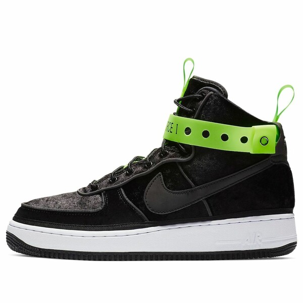Nike ナイキ メンズ スニーカー 【Nike x Magic Stick Air Force 1 High 'Black Velour' 573967-003】 サイズ US_12.5(30.5cm)｜asty
