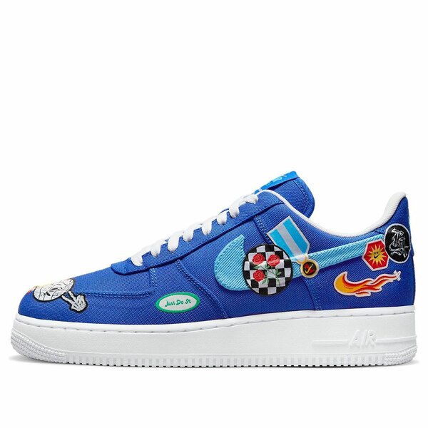 Nike ナイキ メンズ スニーカー エアフォース 【Nike Air Force 1 '07 'Patched Up - Los Angeles' DX2304-400】 サイズ US_8(26.0cm)｜asty