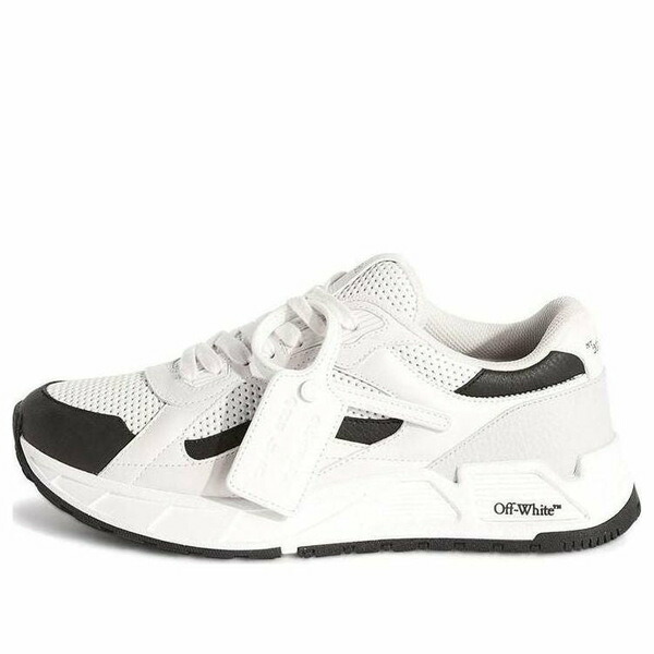 Off-White オフホワイト メンズ スニーカー 【Off-White Runner B White Black OMIA289F23LEA0010110】  サイズ US_9(27.0cm)