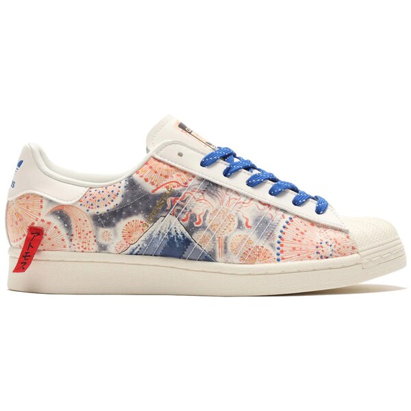 adidas アディダス メンズ スニーカー  【adidas Superstar atmos Mt. Fuji】  大きさ US_M_4 White/Multicolor