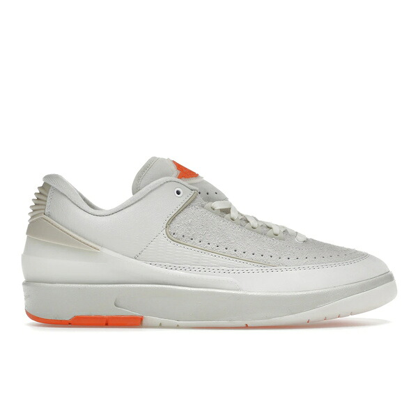Jordan ジョーダン メンズ スニーカー  【Jordan 2 Retro Low Shelflife】  大きさ US_M_3.5 White/Sail-Light Bone-Bright Mandarin