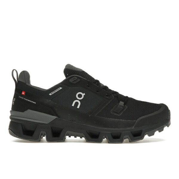 On オン メンズ スニーカー  【On Running Cloudwander Waterproof Black Eclipse】  大きさ US_11.5(29.5珊) Black/Eclipse