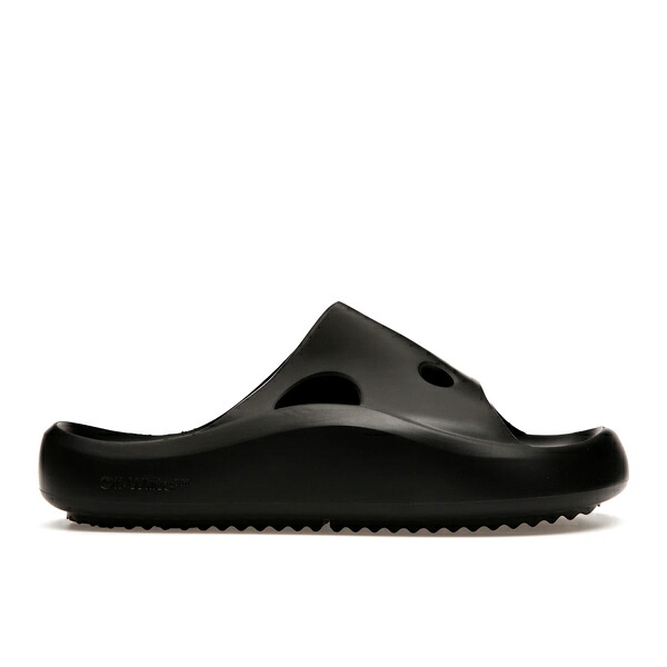 OFF-WHITE 象牙色 メンズ スニーカー  【OFF-WHITE Meteor Rubber Slides Black (FW22)】  大きさ US_12(30.0珊) Black