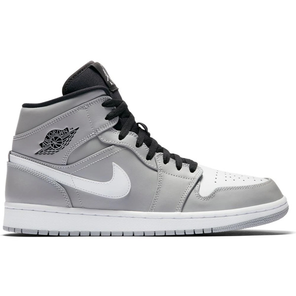 Jordan ジョーダン メンズ スニーカー  【Jordan 1 Mid Wolf Grey Black White】  大きさ US_9(27.0珊) Wolf Grey/White-Black