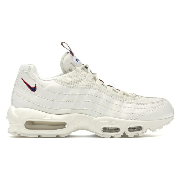Nike ナイキ メンズ スニーカー  【Nike Air Max 95 Pull Tab Sail】  大きさ US_8(26.0糎) Sail/Gym Blue-Gym Red