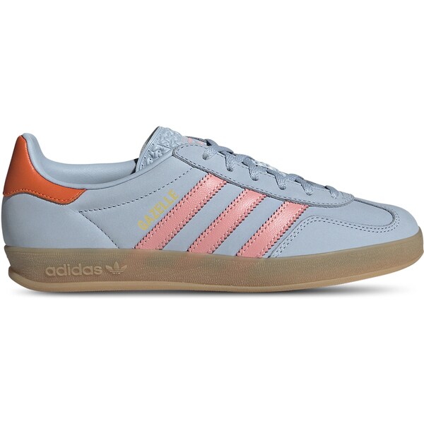 adidas アディダス レディース スニーカー 【adidas Gazelle Indoor Wonder Blue Solar Orange Gum (Women's)】 サイズ US_9(26.0cm) Wonder Blue/Solar Orange/Gum|asty