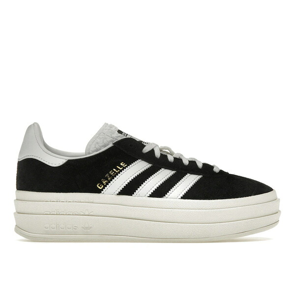 adidas アディダス レディース スニーカー  【adidas Gazelle Bold Core Black White (Women\u0027s)】  大きさ US_7(24.0糎) Core Black/Footwear White/Core White